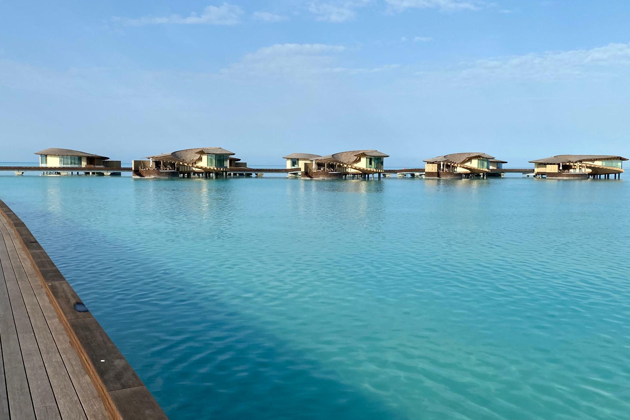 Sheybarah overwater villas at the Red Sea Project